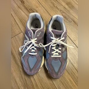 New Balance 9060 Purple & Light Blue Suede Mesh Trainers